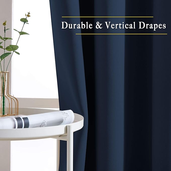 NICETOWN Room Darkening Curtains Blackout 36 inch Curtains - Image 5