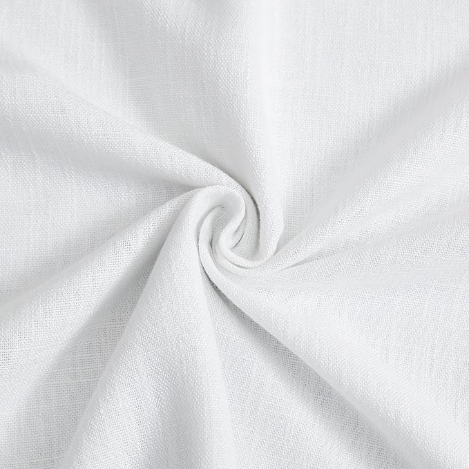 Vision Home White Pinch Pleated Full Blackout Curtains Thermal Insulated Window - Image 6