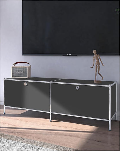 Metal Low Board Storage Cabinet - Image 2