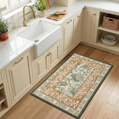 GarveeHome Leaves Floral Area Rug - Image 3