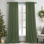 Pitalk Olive Green Curtains 96 Inches 8 FT Long by Pitalk