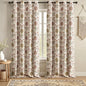 Boho Floral 100% Grommet Blackout Curtains 96 Inch 2 Panels | Colorful Bohemian by Unknown