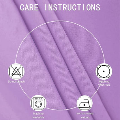 Blackout Curtains 38 x 84 inch/Lavender Curtains Set of 2 Panels/Thermal - Image 4