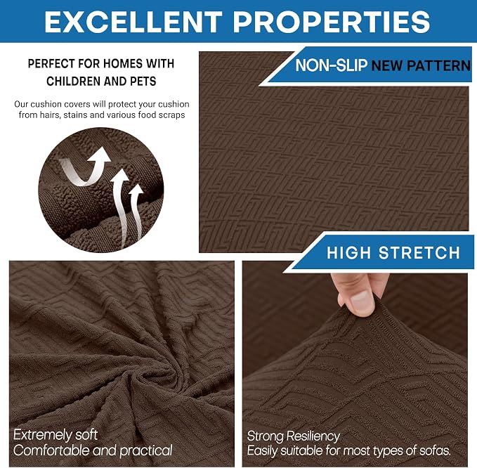 XINEAGE 2026 New 4 Pieces Couch Covers - Image 5
