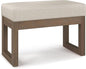 SIMPLIHOME Milltown Small Ottoman Bench by SimpliHome