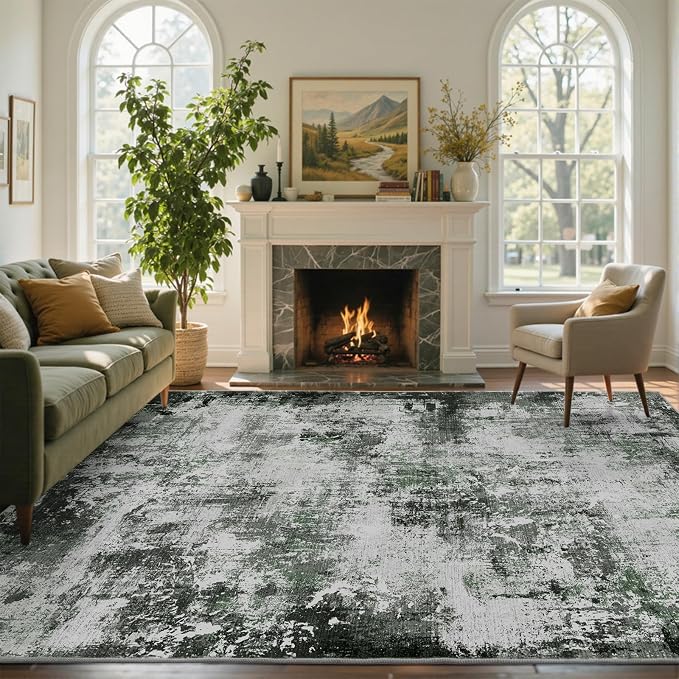 6x9 Ft Large Area Rugs for Living Room, Soft Non-Slip Washable Rugs Modern - Image 2