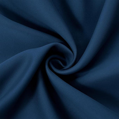 Navy Blue Blackout Curtains 40 x 63 Inch Length/Set of 2 Curtain Panels/Thermal - Image 5