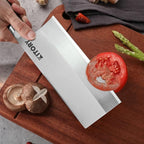 Kitory 7" Lightweight Meat Cleaver, Chinese Chef Knife for Slicing & Chopping (No Bones)- German High Carbon Steel - Ergonomic Pakkawood Handle - Ideal for Women, 2024 Gift (Metadrop Series)