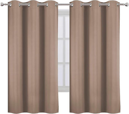 Cappuccino Blackout Curtains 42 x 63 Inch Length/Set of 2 Curtain - Image 2