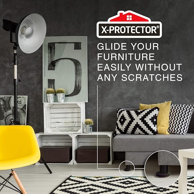 Furniture Sliders X-PROTECTOR 16 PCS – Furniture Sliders Hardwood Floors & Felt - Image 6