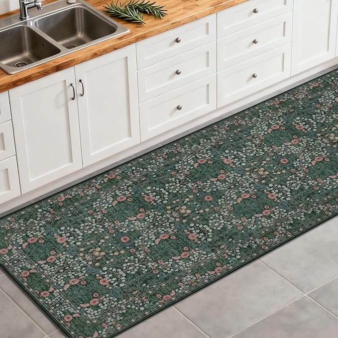Washable 2'6" x 10' Runners for Hallways, Non Slip Long Floor Runner for Kitchen - Image 4