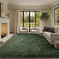 6x9 Ft Large Green Area Rug for Bedroom Living Room, Ultra Soft Fluffy Furry by Cuzwlovita