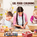 Food Coloring Gel - Vibrant Color Gel Food Coloring for Cake Decorating, Baking, Easter Egg, Icing - Tasteless Food Color Dye for Fondant, Cooking, Slime, Airbrush (Green, 5.3oz)