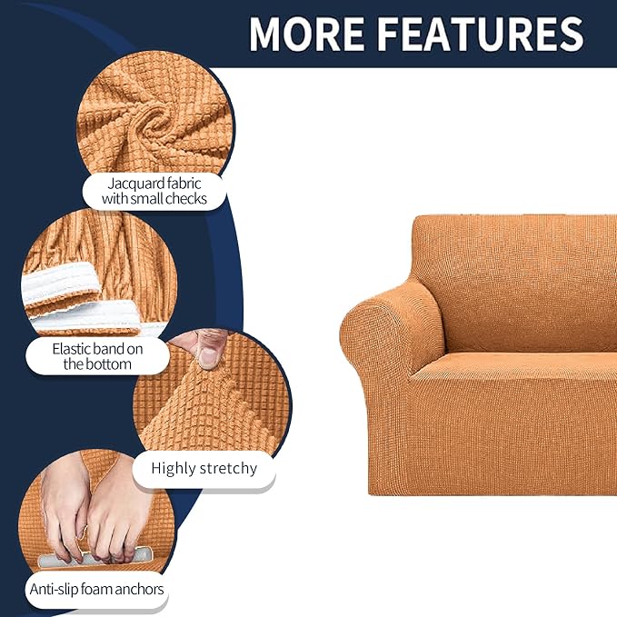 Cupuamon 2026 New Stretch Oversized Sofa Slipcovers Couch Sofa Cover - Image 4