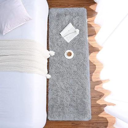 Chicrug Soft Runner Rugs for Bedroom Living Room Plush Fluffy Rug 2x7 | Shag - Image 4