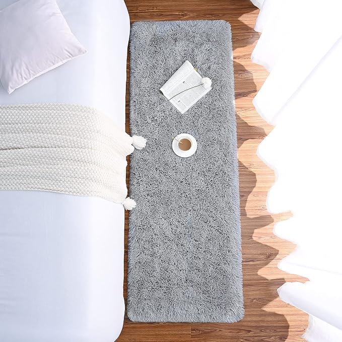 Chicrug Soft 2x10 Runner Rug for Bedroom Living Room Plush Fluffy Rug | Shag - Image 5