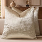 GIGIZAZA Crushed Beige Velvet Throw Pillow Covers 20x20 Pack of 2 | Decorative by GIGIZAZAFocusingonhomedecoration