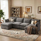 U Shaped Modular Sectional Sofa, Cloud Couch by Unknown