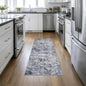 2x6 Washable Runner Rug：Modern Abstract Kitchen Soft Carpet Grey | by FXRHLP