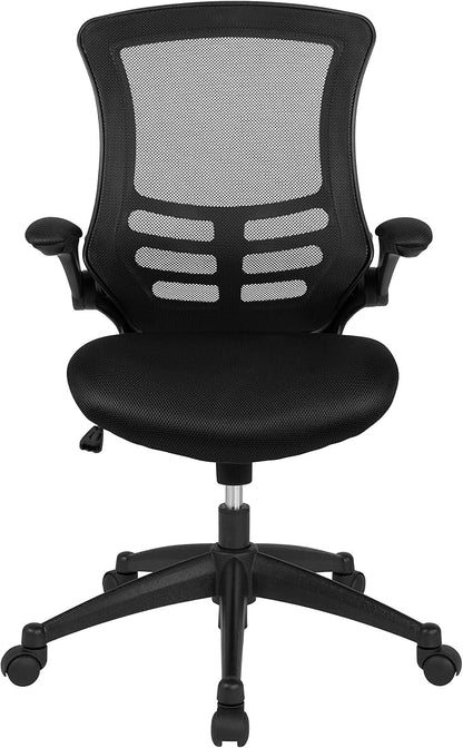 Flash Furniture Set of 4 Mid-Back Swivel Ergonomic Task Office Chairs - Image 9