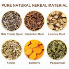 TEARELAE - Detox Tea, 30 Count Herbal Liver Detox Tea Bag - Milk Thistle Seed, Dandelion Root, Licorice Root, Fennel, Turmeric, Peppermint - Support Liver Function