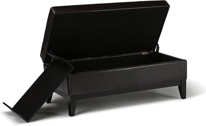 SIMPLIHOME Oregon Storage Ottoman Bench - Image 5