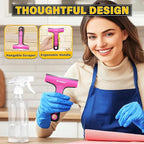 DIYSELF 1 Pack Razor Blade Scraper, Window Scraper with Razor Blade, Razor Scraper Tool for Glass, Scraper Tool Kitchen for Cleaning Stovetop, Cooktop, Oven, Paint Scraper with 10 PCS 4'' Blades