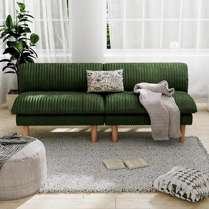 Ribilake 69" Futon Sofa Bed, 4 in 1 Multi-Function Couch Sleeper - Image 2