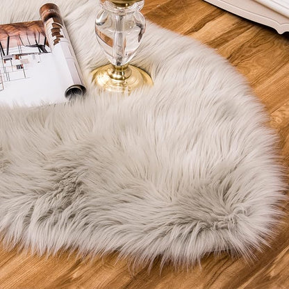 EasyJoy Ultra Soft Fluffy Shaggy Area Rug Faux Fur Rug Chair Cover Seat Pad - Image 6
