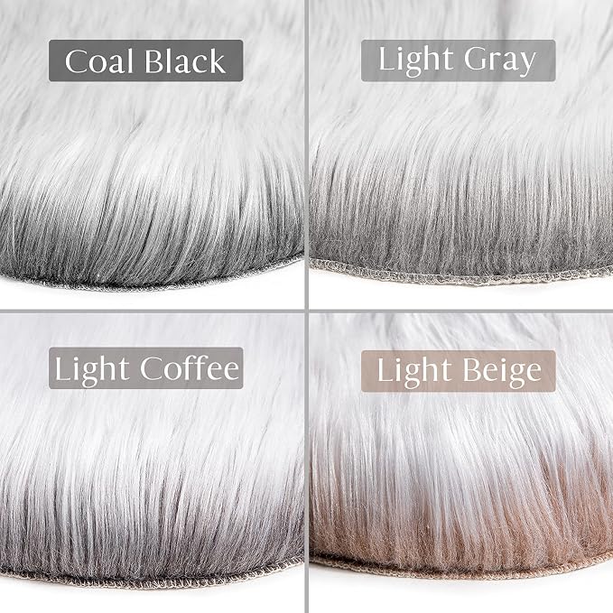 Ashler Faux Fur Rug - Image 4