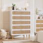GarveeHome Rattan 5 Drawer Dressers by GarveeHome