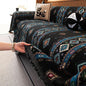 VClife Bohemian Couch Cover, Vintage Moroccan Tribal Geometric Chenille Couch by VCLIFE