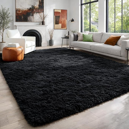 Fluffy Shaggy Area Rug for Living Room 5x8 Ft, Soft Fuzzy Rugs for Bedroom - Image 4
