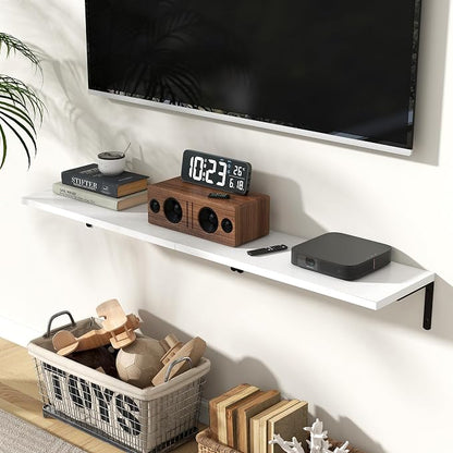Fun Memories Deep Floating Shelves, 24W x 8D Floating Shelves Set of 2 - Image 2