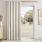 Cream Birch Blackout Curtains 72 Inches Extra Wide by Topfinel