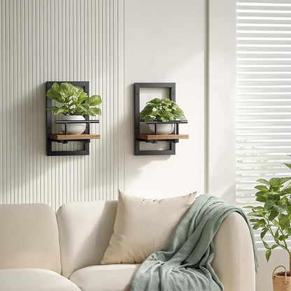 Sbosbo Floating Shelves for Wall, Plant Shelf Indoor, Wall Planters for Indoor - Image 6