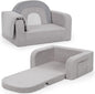 Foryoomi Kids Couch, 2-in-1 Soft Toddler Couch Fold Out by Unknown