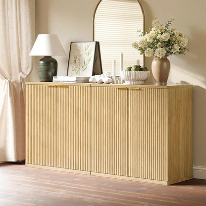 Evermagin 63" Oak Buffet Cabinet by Evermagin