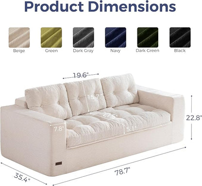 MAXYOYO 79" Loveseat Sofa Couch - Image 2