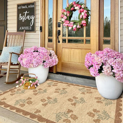 3x5 Floral Entry Rug - Image 4