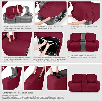 TAOCOCO Loveseat Recliner Cover - Image 6