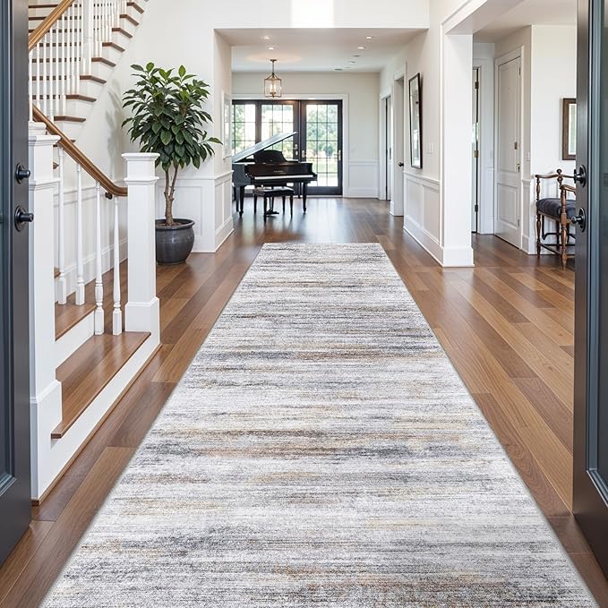 6x12 Runner Rug for Wide Hallway: Long Washable Area Rugs for Living Room by WIEVEDENS