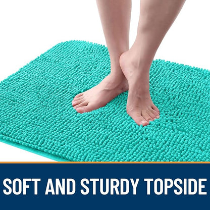 OLANLY Dog Door Mat for Muddy Paws 47x32, Super Absorbent Chenille Mud Mat | - Image 4