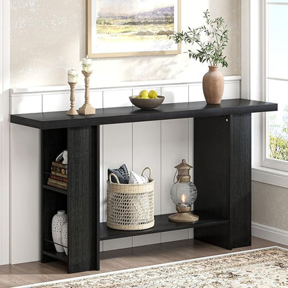 FOLUBAN Black Entryway Table - Image 5