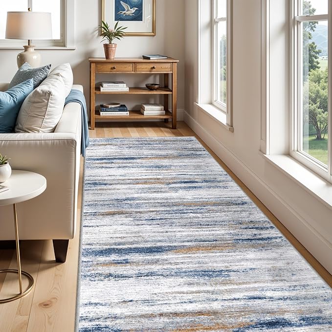 4x12 Runner Rug for Wide Hallway: Long Washable Runners for Entryway Living - Image 7