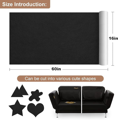 ONine Leather Repair Patch, Self-Adhesive Couch Patch, Car Seats - Image 2