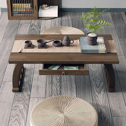 Bamboo Japanese Low Coffee Table, Altar Table - Image 6