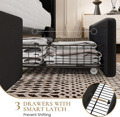 SHA CERLIN Full Size Bed Frame - Image 6