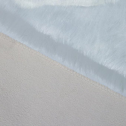 linmopm Faux Fur Rug White Sheepskin Shag 6x9 ft Rectangle | Fluffy Fuzzy - Image 5