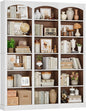 FACBOTALL 71" Triple Wide Bookshelf, 6 Tier Tall Bookshelf, Large Bookcase by FACBOTALL